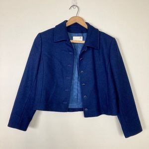 Pendleton navy vintage wool blazer, size 10